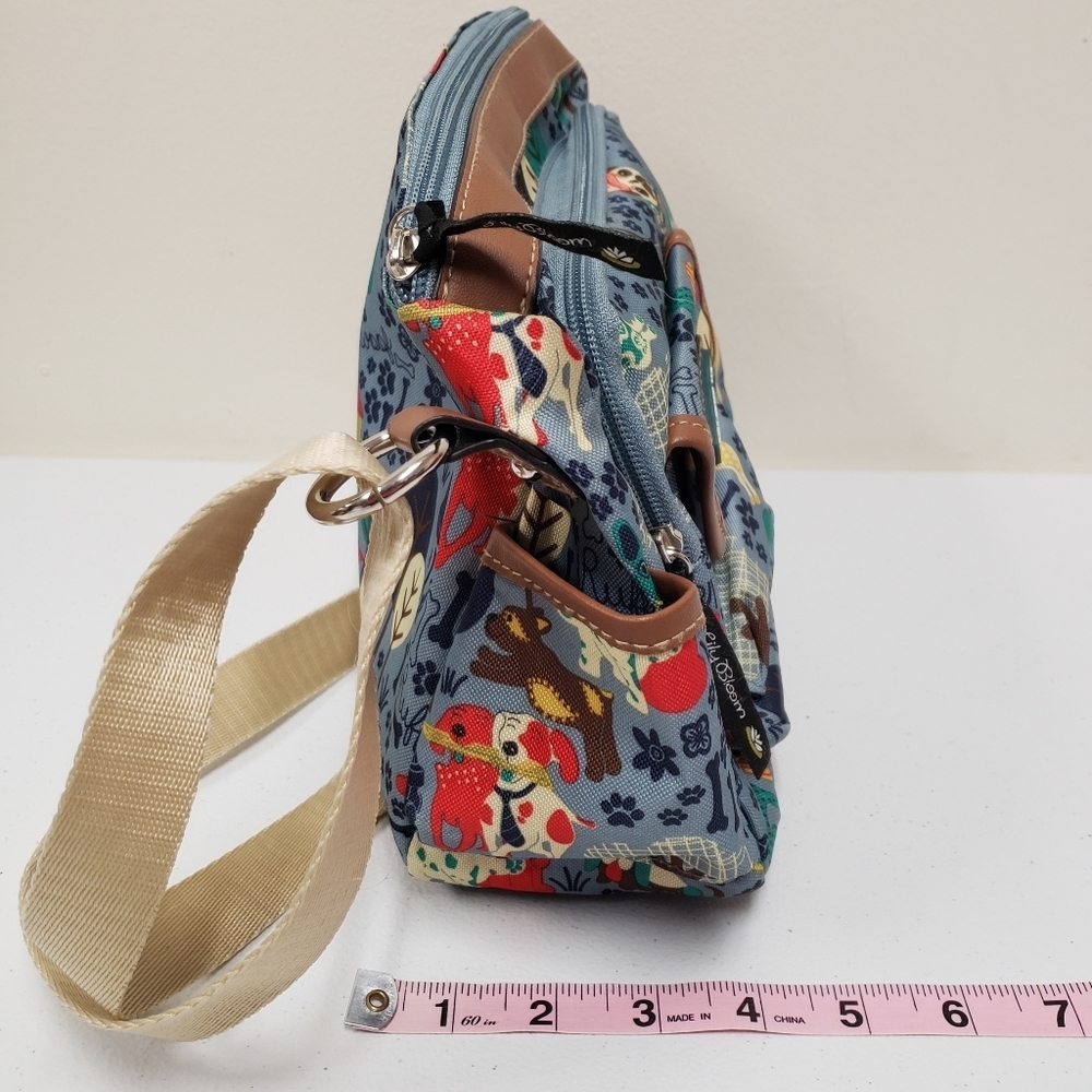 Lily Bloom Who Let the Dogs Out Crossbody Bag Purse - Picture 11 of 12